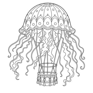 Jellyfish Hot-Air Balloon