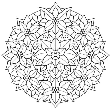 Poinsettia Mandala