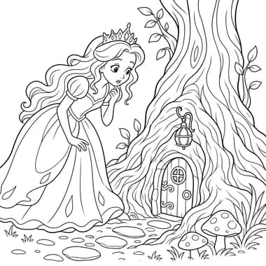 Princess Discovers the Magic Doorway