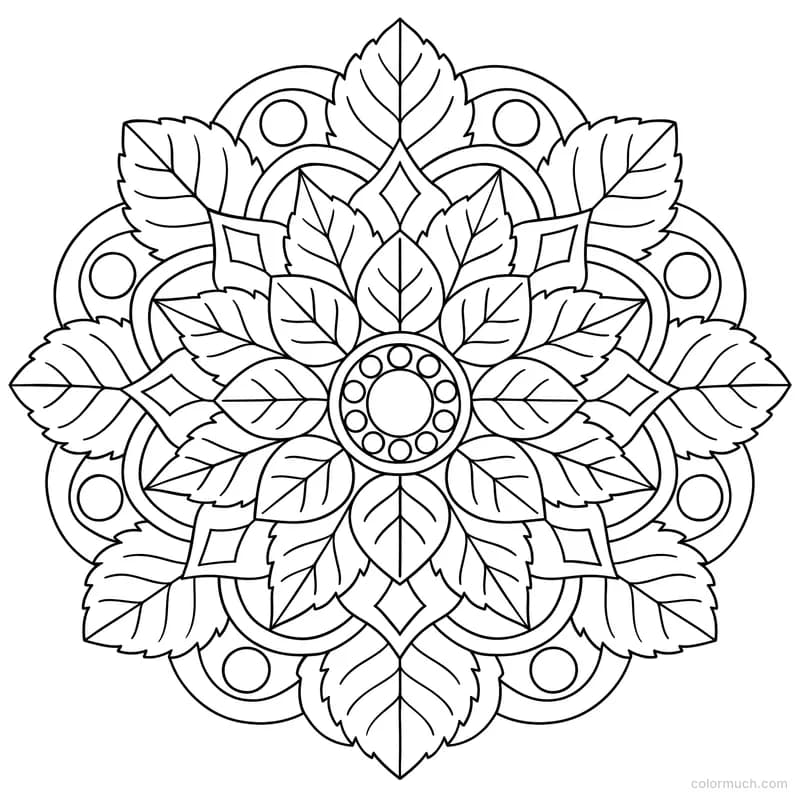 Mint Leaf Mandala