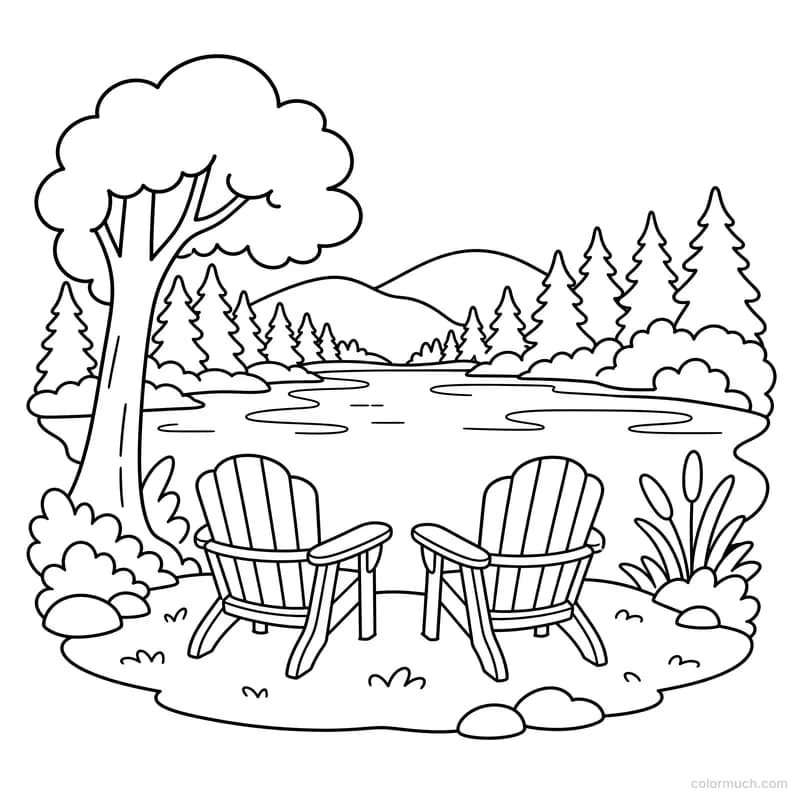 Chairs by the Lake