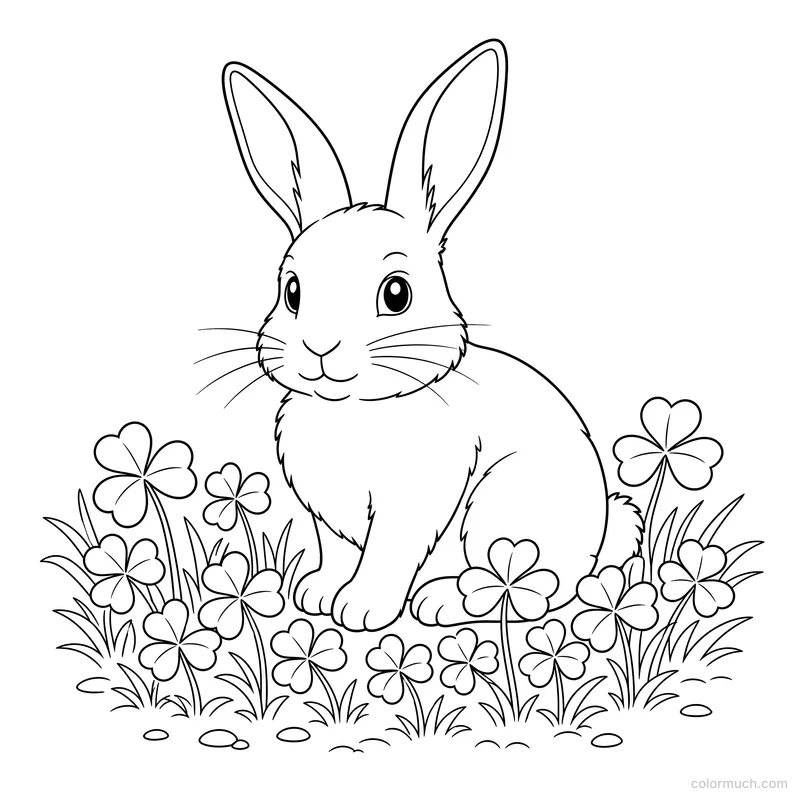 Rabbit in a Clover Patch