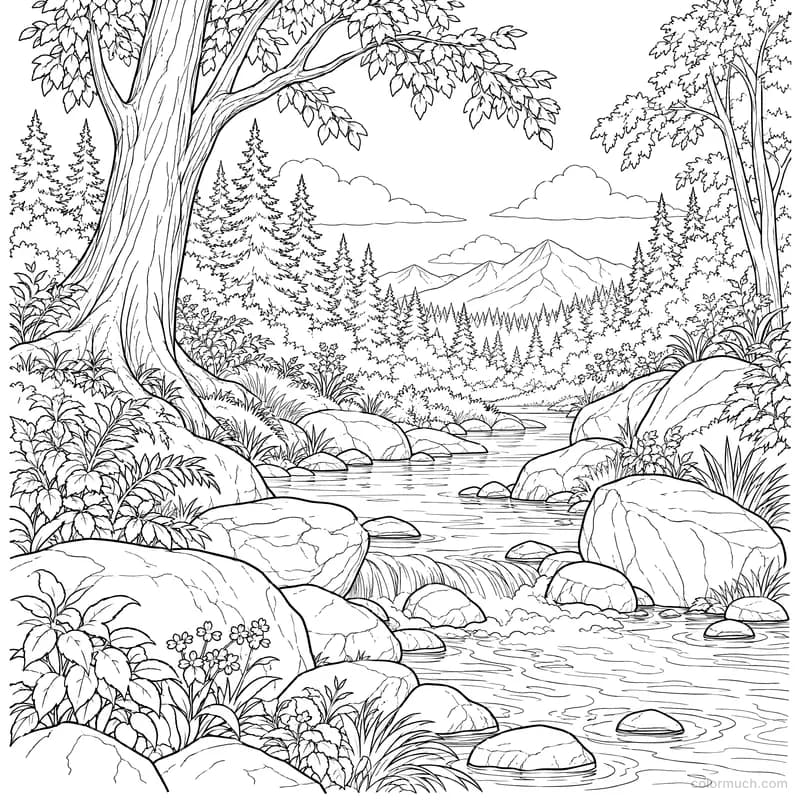 Woodland Creek at Noon